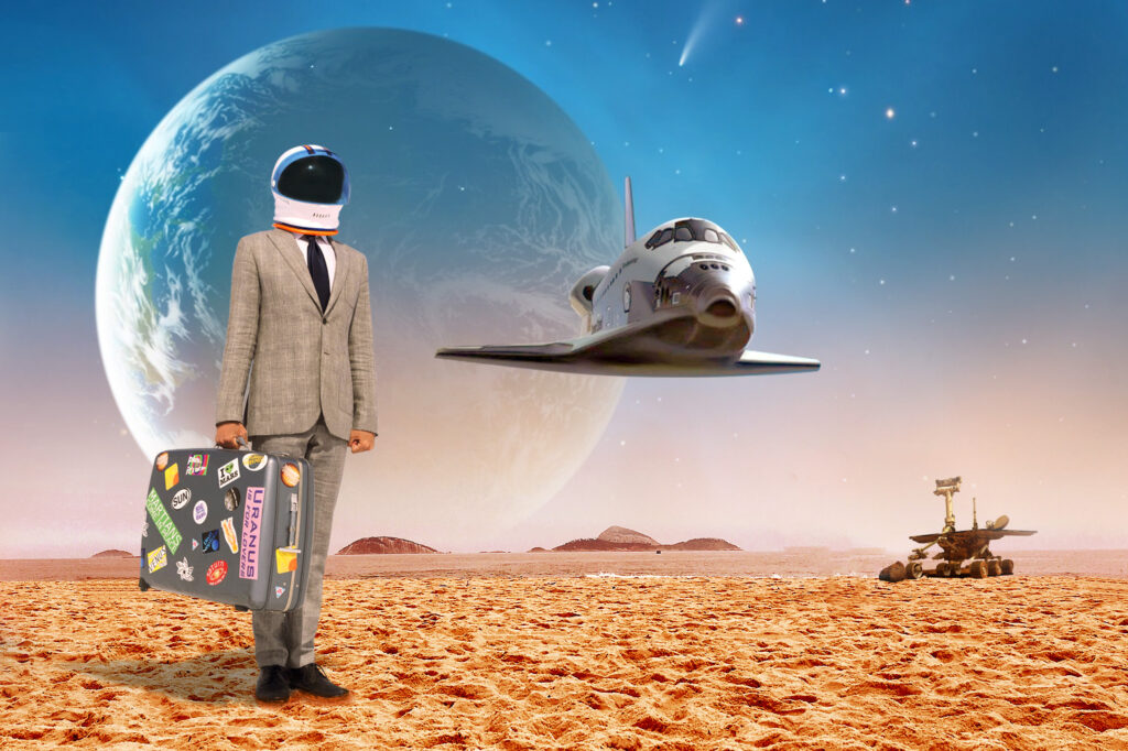 Space-Tourism tourisme spatial - musée virtuel dans l'espace