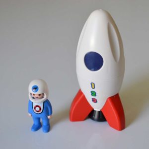 playmobil astronaute et fusée- boutique de l'espace mede